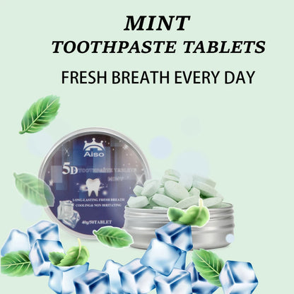 Hydroxyapatite Toothpaste Tablets Natural Fluoride Free Whitening Travel Friendly