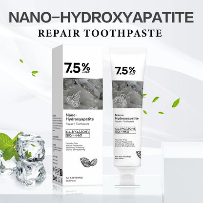 Hydroxyapatite Toothpaste Natural Fluoride Free Remineralizing Whitening Toothpaste